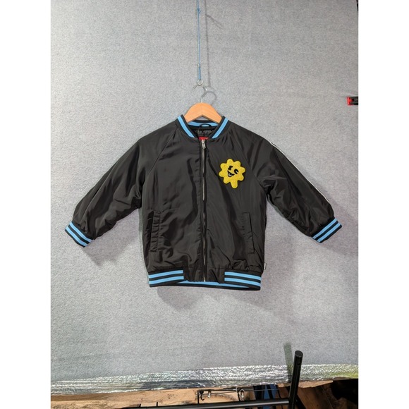 Ice Cream Other - Ice Cream Kids Varsity Bomber Jacket Youth 7/8 Black Blue Patches 2023